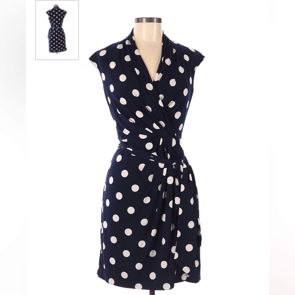 Eliza J Polka Dots Dress Sz 8. - Picture 6 of 6